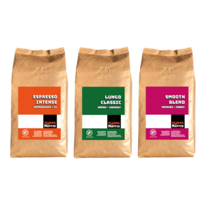 Proefpakket 1 De Jong Koffie - Uganda - Ethiopië - colombia - Brazilië