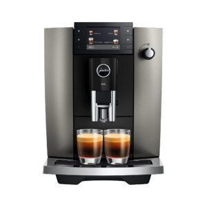 JURA E6 Dark Inox koffie-volautomaat voor thuis