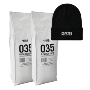 Gratis soester muts bij aankoop van 2 zakken 035 koffie